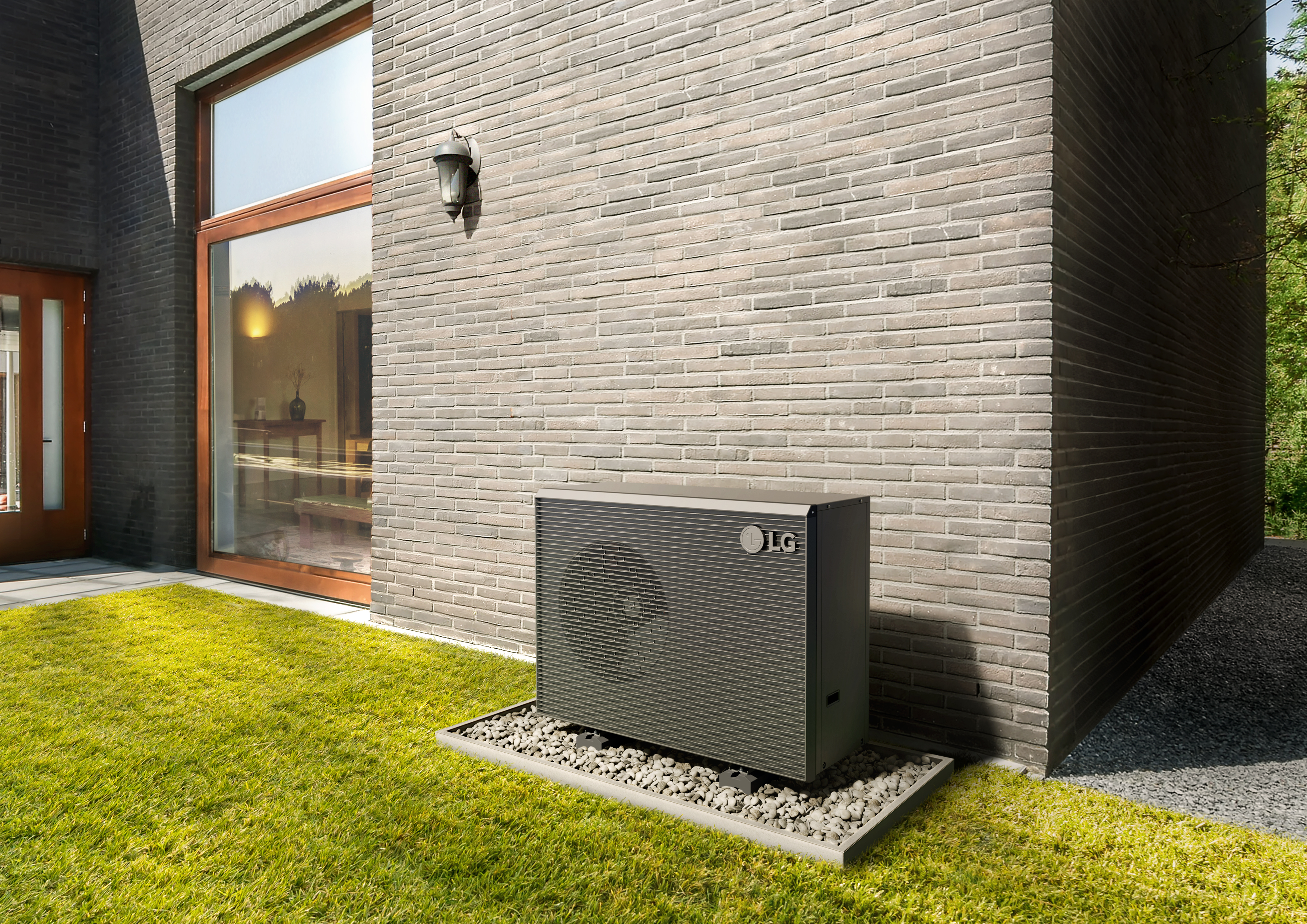 LG Therma V warmtepomp bij een woning
