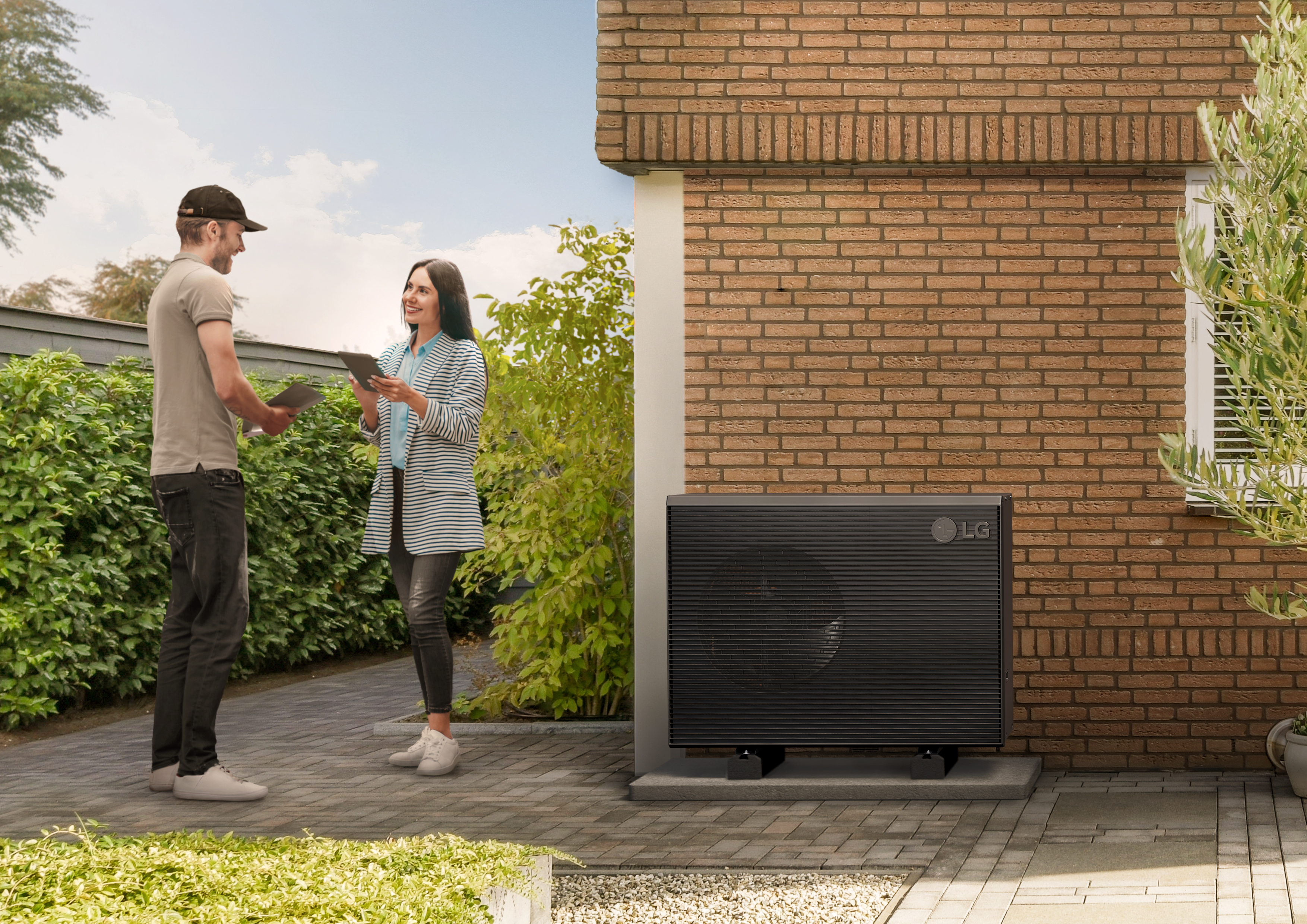 Professioneel geïnstalleerde warmtepomp