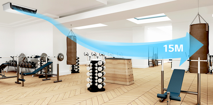 Fluisterstille LG airco in slaapkamer