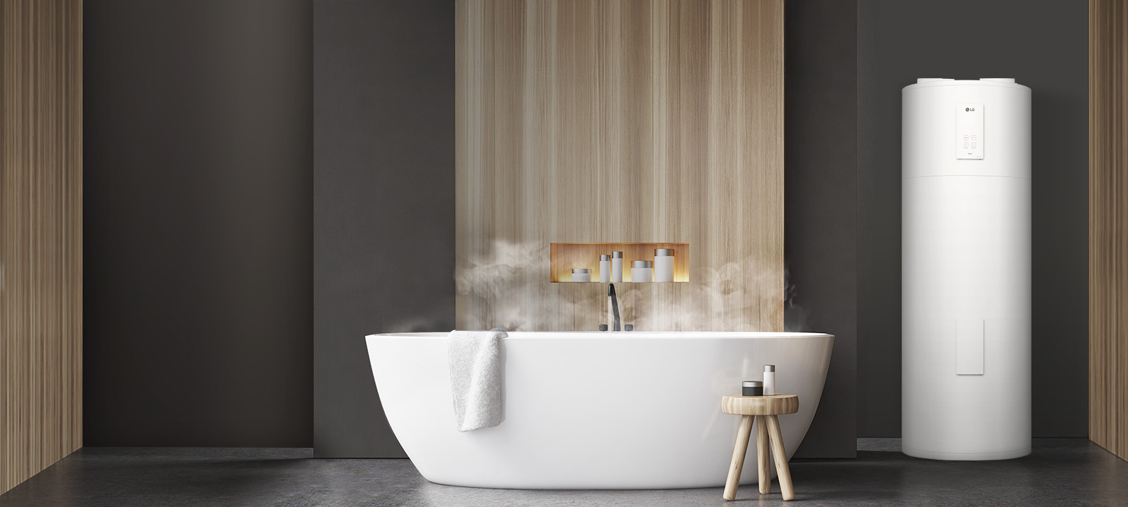 Waterontharder installatie bij warmtepompboiler